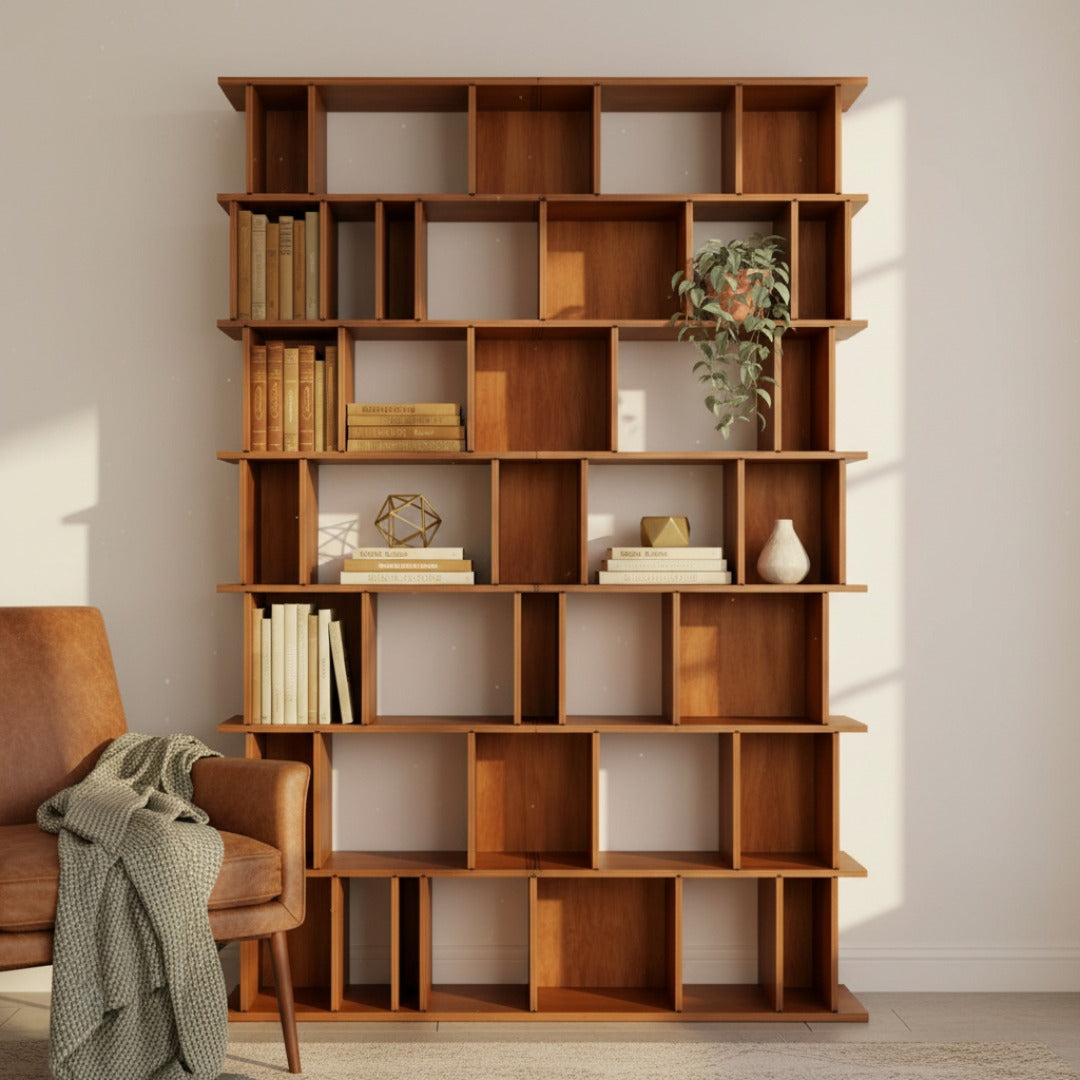 The Tower 80 — Extra-Wide Modular Vertical Bookshelf – Perfect