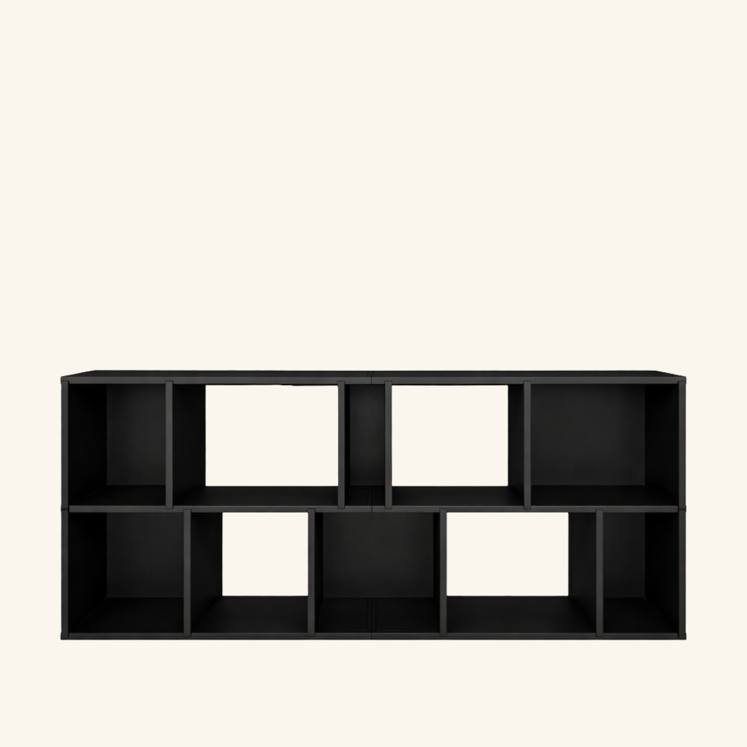 Horizontal 70" x 26 1/4" x 10" Black