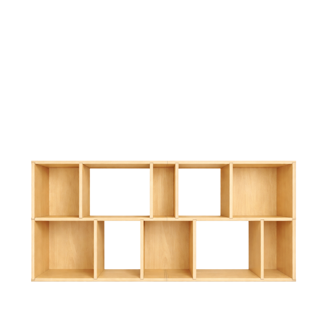 Horizontal 70" W x 26 1/4"H x 10"D Maple