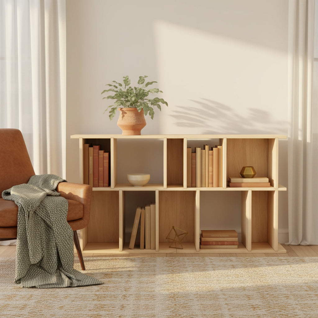 Horizontal 70" W x 26 1/4"H x 10"D Maple