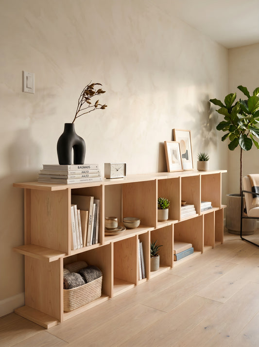 The Foundation 90 — Widest Modular Horizontal Bookshelf
