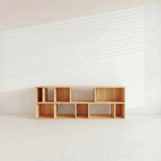 Horizontal 70" W x 26 1/4"H x 10"D Maple