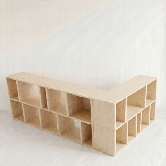 Corner Base (70" + 50") Maple